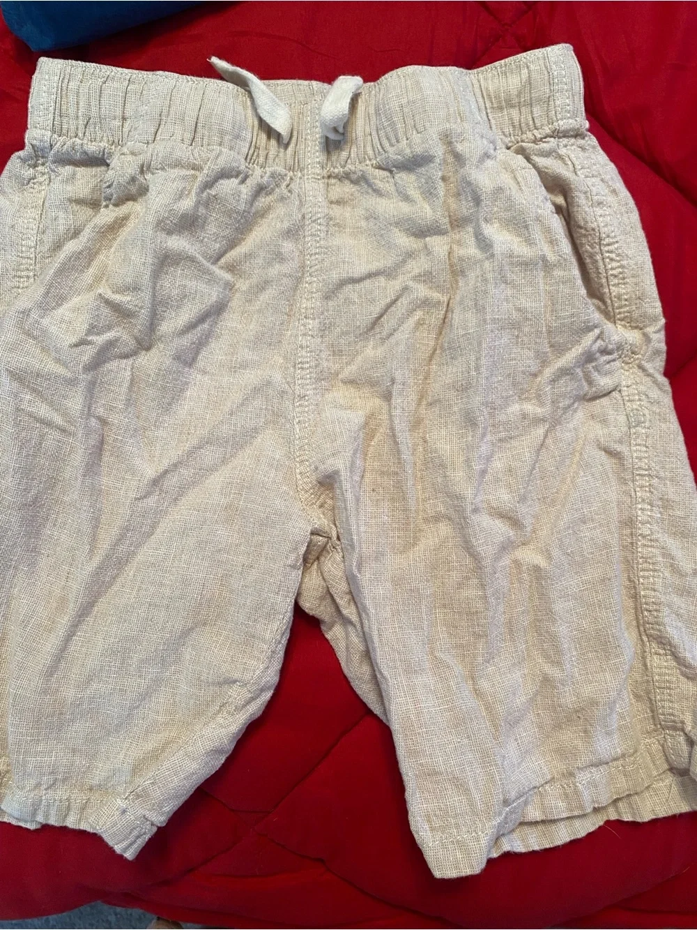 Wrangler Kids' Shorts in Blue, Charcoal & Cream